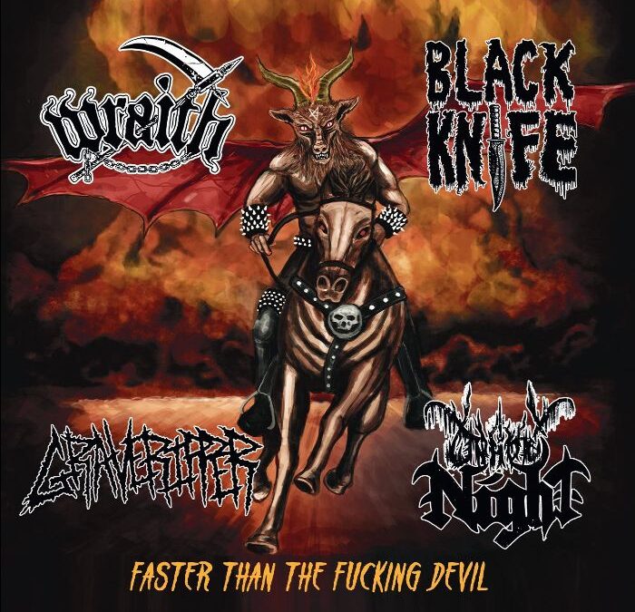 New Split Featuring WRAITH, GRAVERIPPER, BLACK KNIFE, and UNHOLY NIGHT Now Streaming In Full At Decibel Magazine