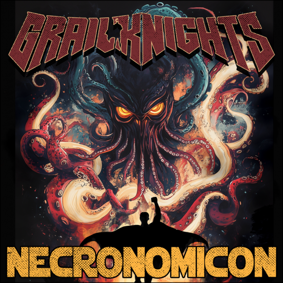 GRAILKNIGHTS Dive Into Lovecraftian Depth With New Single “Necronomicon”